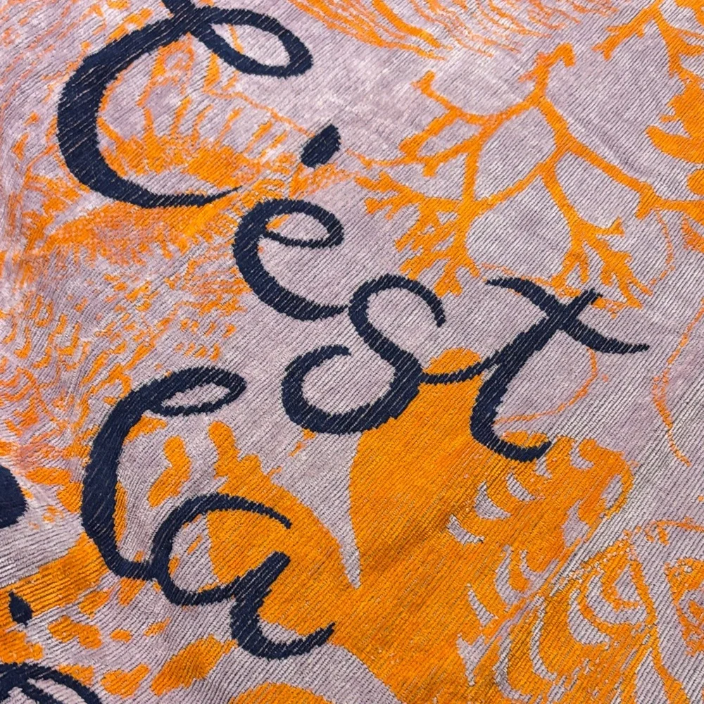 Anthropologie Orange &‎ Purple luxury Beach Towel - C’est La Vie